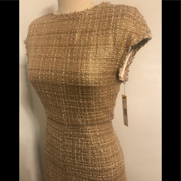 Alice + Olivia Gold Mini Dress - Picture 4 of 8